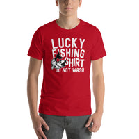 Load image into Gallery viewer, Lucky fishing shirt, do not wash, Unisex t-shirt
