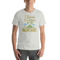 Load image into Gallery viewer, I learn something every time I go into the mountains, Unisex t-shirt
