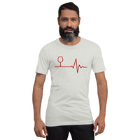 Load image into Gallery viewer, Wine life line, Unisex t-shirt
