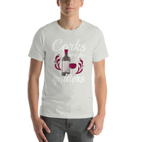 Load image into Gallery viewer, Corks are for quitters, Unisex t-shirt
