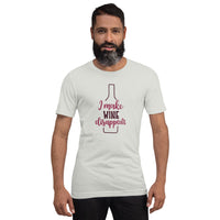 Load image into Gallery viewer, I make wine disappear, Unisex t-shirt
