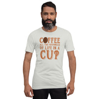 Load image into Gallery viewer, Coffee, all the goodness of life in a cup, Unisex t-shirt
