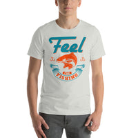 Load image into Gallery viewer, Feel the fishing, Unisex t-shirt
