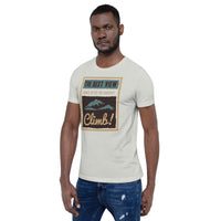 Load image into Gallery viewer, The best view comes after the hardest clime, Unisex t-shirt
