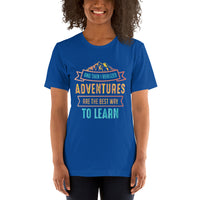 Load image into Gallery viewer, And then I realised adventures are the best way to learn, Unisex T-shirt
