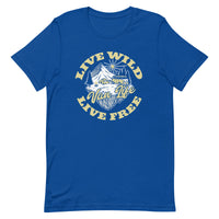 Load image into Gallery viewer, Live Wild, Live Free, Unisex t-shirt

