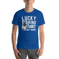 Load image into Gallery viewer, Lucky fishing shirt, do not wash, Unisex t-shirt
