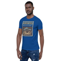 Load image into Gallery viewer, The best view comes after the hardest clime, Unisex t-shirt
