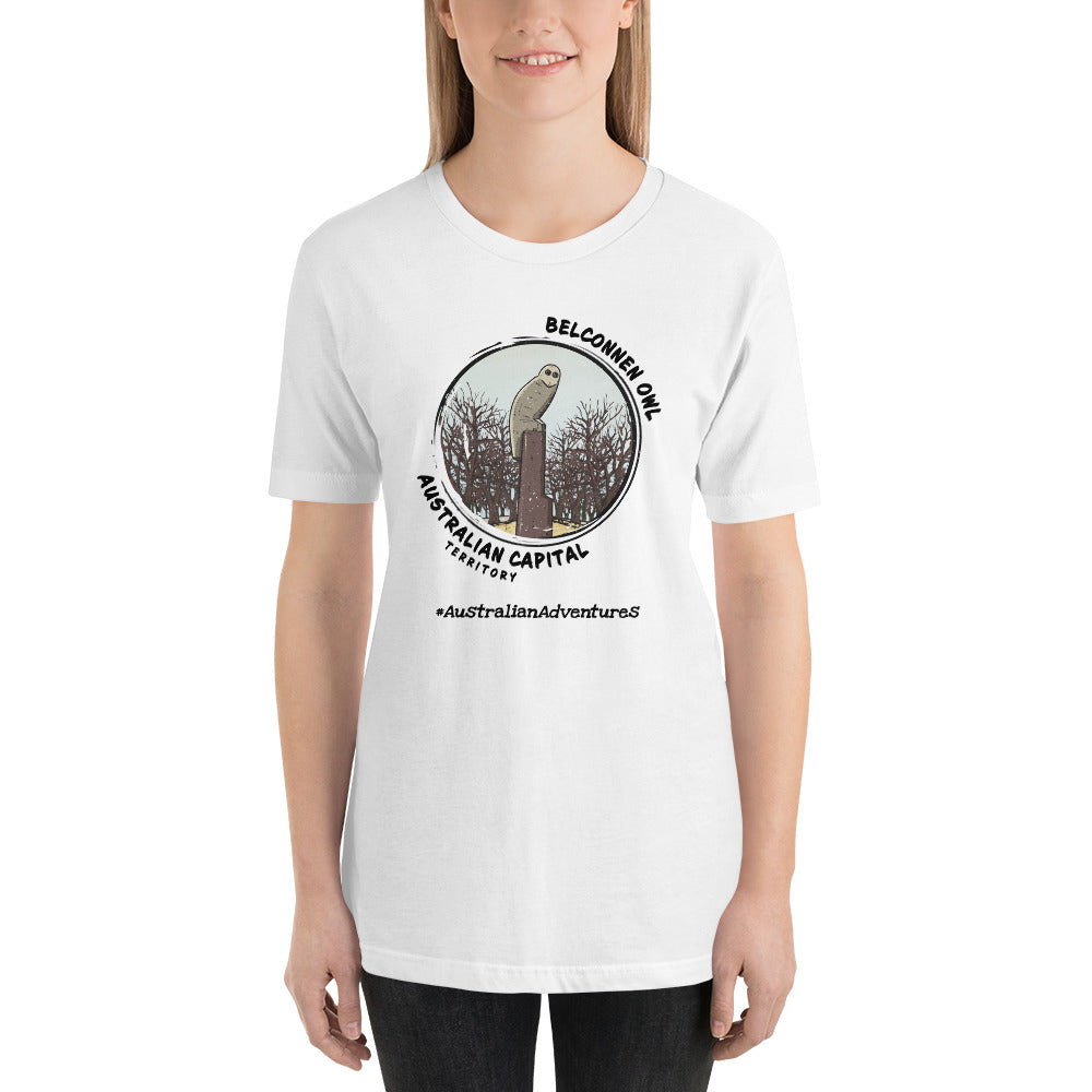 Belconnen Owl, Australian Capital Territory, Unisex T-Shirt