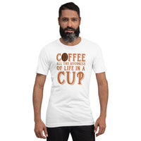 Load image into Gallery viewer, Coffee, all the goodness of life in a cup, Unisex t-shirt
