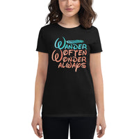 Load image into Gallery viewer, Wander often, wander always, Women&#39;s T-Shirt,
