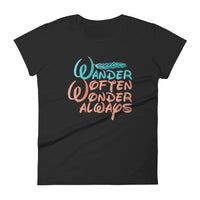 Load image into Gallery viewer, Wander often, wander always, Women&#39;s T-Shirt,
