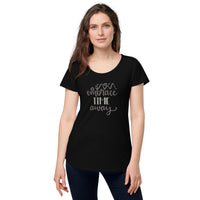 Load image into Gallery viewer, Embrace time away, Women’s round neck tee
