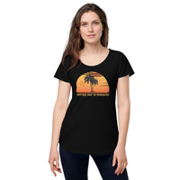 Load image into Gallery viewer, Another day in paradise, Women’s round neck tee

