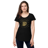 Load image into Gallery viewer, Save water, drink beer. Women’s round neck tee
