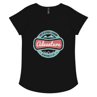 Load image into Gallery viewer, Life is either a daring adventure or nothing at all, Women’s round neck tee
