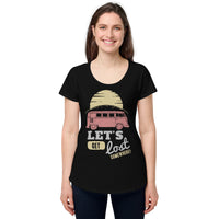 Load image into Gallery viewer, Let&#39;s get lost somewhere, Women’s round neck tee
