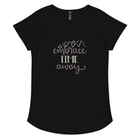 Load image into Gallery viewer, Embrace time away, Women’s round neck tee

