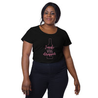 Load image into Gallery viewer, I make wine disappear. Women’s round neck tee
