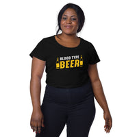 Load image into Gallery viewer, Blood type beer, Women’s round neck tee
