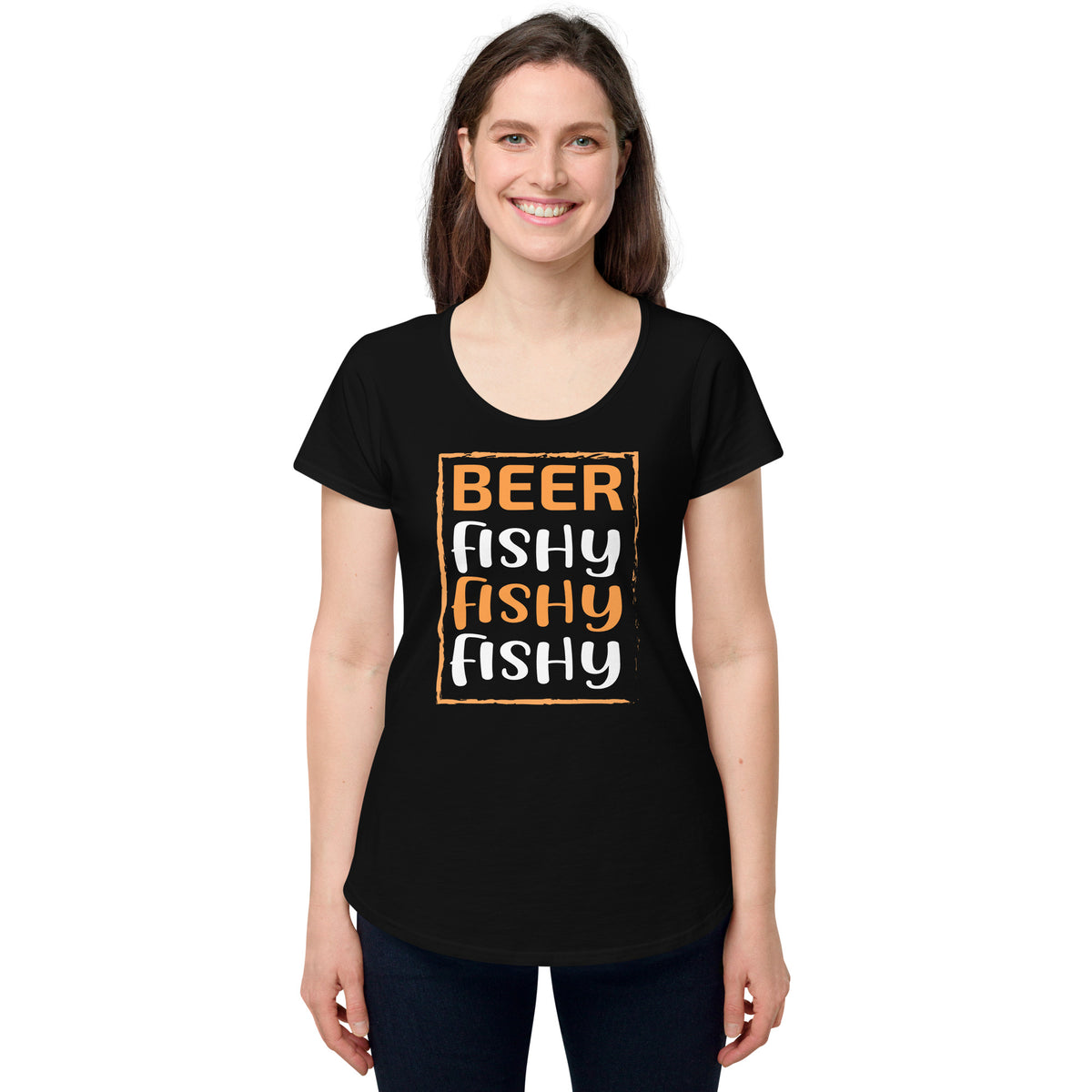 Beer fishy fishy fishy, Women’s round neck tee