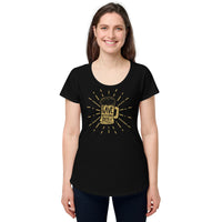 Load image into Gallery viewer, Save water, drink beer. Women’s round neck tee
