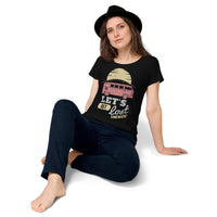 Load image into Gallery viewer, Let&#39;s get lost somewhere, Women’s round neck tee
