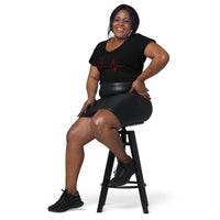 Load image into Gallery viewer, Wine life line, Women’s round neck tee
