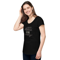 Load image into Gallery viewer, Embrace time away, Women’s round neck tee
