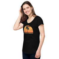 Load image into Gallery viewer, Another day in paradise, Women’s round neck tee
