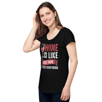 Load image into Gallery viewer, Wine is like duct tape, it fixes everything, Women’s round neck tee
