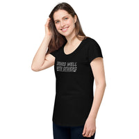 Load image into Gallery viewer, Drinks well with others. Women’s round neck tee
