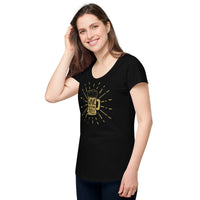 Load image into Gallery viewer, Save water, drink beer. Women’s round neck tee

