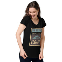 Load image into Gallery viewer, The best view comes after the hardest climb, Women’s round neck tee
