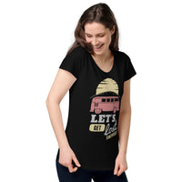 Load image into Gallery viewer, Let&#39;s get lost somewhere, Women’s round neck tee
