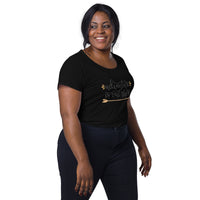 Load image into Gallery viewer, Adventure is out there, Women’s round neck tee
