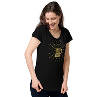 Load image into Gallery viewer, Save water, drink beer. Women’s round neck tee
