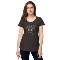 Load image into Gallery viewer, Embrace time away, Women’s round neck tee
