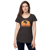 Load image into Gallery viewer, Another day in paradise, Women’s round neck tee
