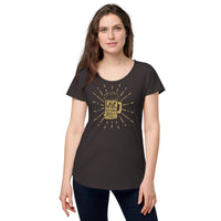 Load image into Gallery viewer, Save water, drink beer. Women’s round neck tee
