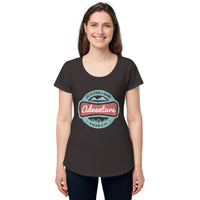 Load image into Gallery viewer, Life is either a daring adventure or nothing at all, Women’s round neck tee
