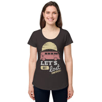 Load image into Gallery viewer, Let&#39;s get lost somewhere, Women’s round neck tee
