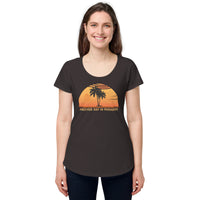 Load image into Gallery viewer, Another day in paradise, Women’s round neck tee

