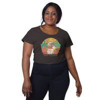 Load image into Gallery viewer, Enjoy the summer. Women’s round neck tee
