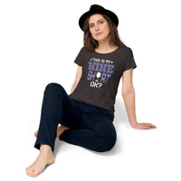 Load image into Gallery viewer, This is my wine shirt, ok? Women’s round neck tee
