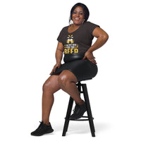 Load image into Gallery viewer, I am just here for the beer, Women’s round neck tee
