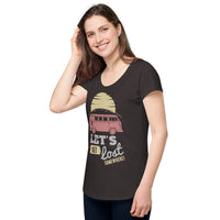 Load image into Gallery viewer, Let&#39;s get lost somewhere, Women’s round neck tee
