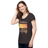 Load image into Gallery viewer, Adventure is calling, Women’s round neck tee
