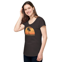 Load image into Gallery viewer, Another day in paradise, Women’s round neck tee
