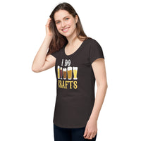 Load image into Gallery viewer, I do crafts. Women’s round neck tee
